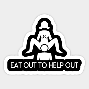 Eat Out to Help Out (Dirty) Sticker